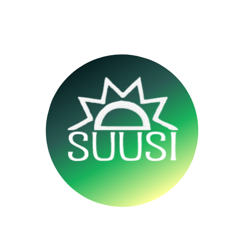 green white circle logo