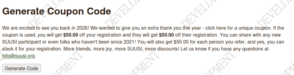 How to Register coupon